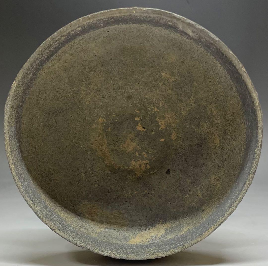 須恵器　新羅土器　透かし高台　高台杯　高台壺　y353 須恵器 新羅土器 透かし高台 高台杯 高台壺 y353