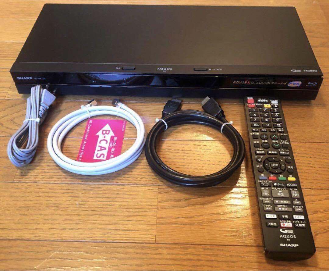 美品 動作良好 SHARP BD-NW1100 ドラ丸付W録画 1000GB