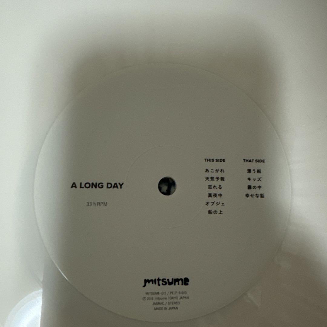 レコード 白盤 ミツメ Mitsume A Long Day LP