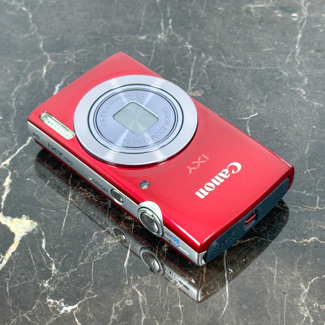 【美品】Canon IXY 150 レッド　コンパクトデジタルカメラ