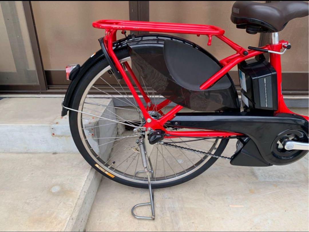 電動自転車　№6788 ヤマハ PAS With 26インチ　レッド