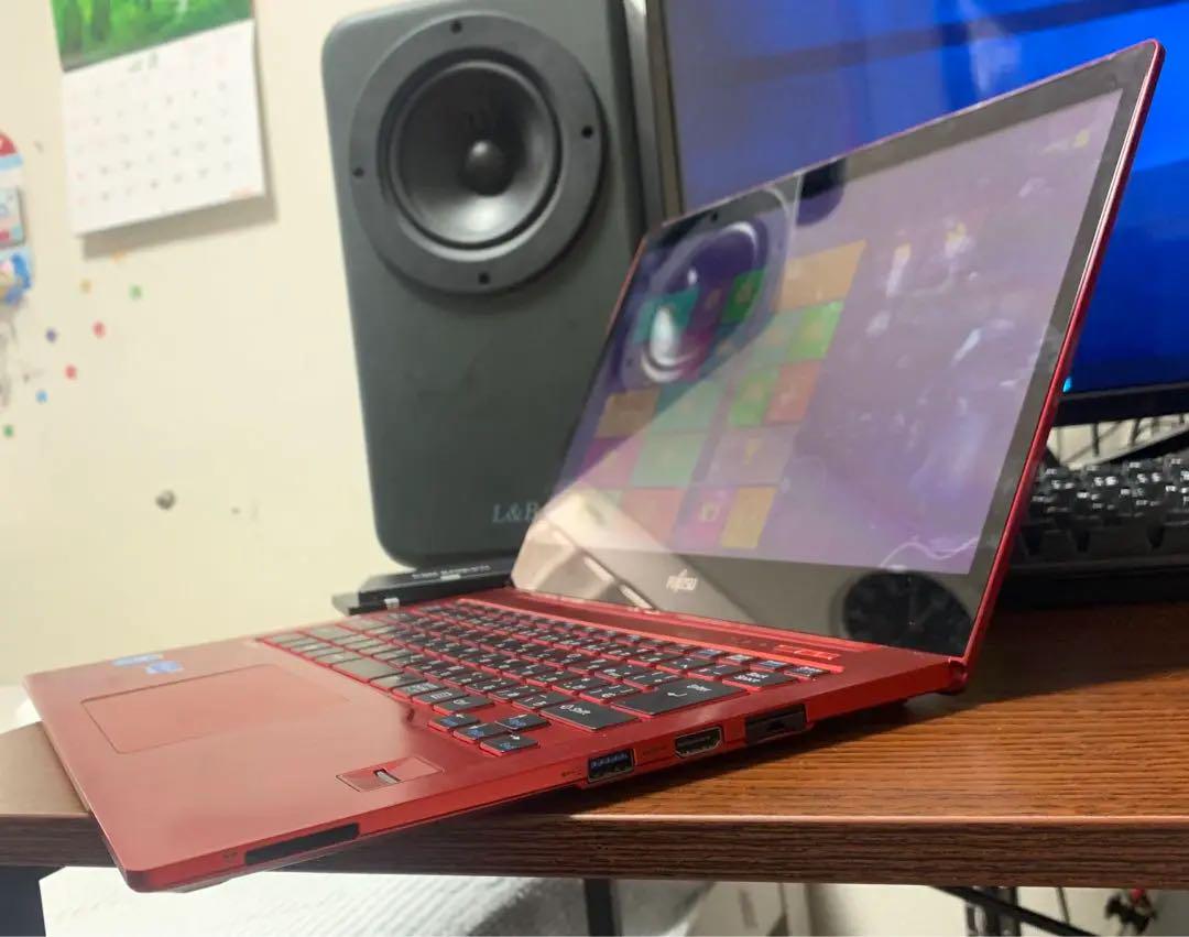 富士通 FMV LIFEBOOK UH90/L Red タッチパネル 訳あり - メルカリ