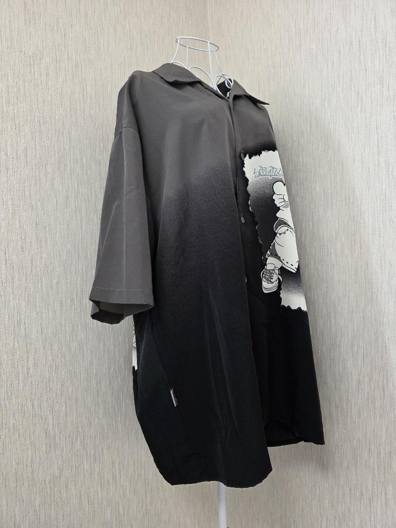Southpole 半袖 シャツ メンズ XL ブラック ボタン ヒップホップ