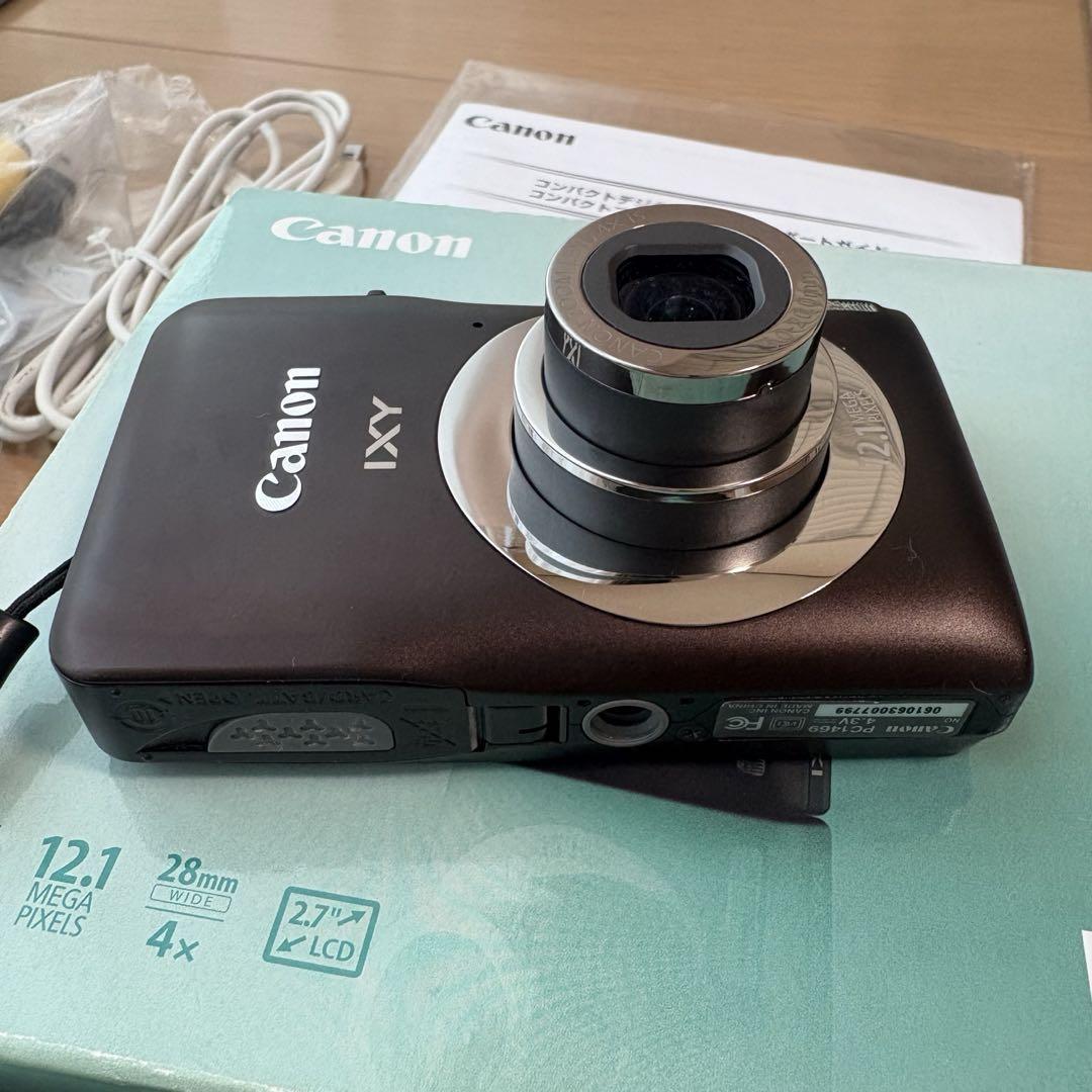 Canon キャノン IXY200F ブラウン　デジタルカメラ 充電器付き 美品】キャノン IXY 200F 箱充電器ケース付き CANONデジタル