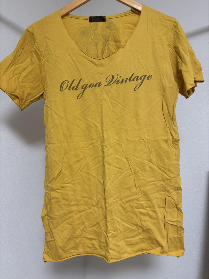 ヴィンテージ archive GOA ゴア Tシャツ 孔雀の羽 y2k 00s