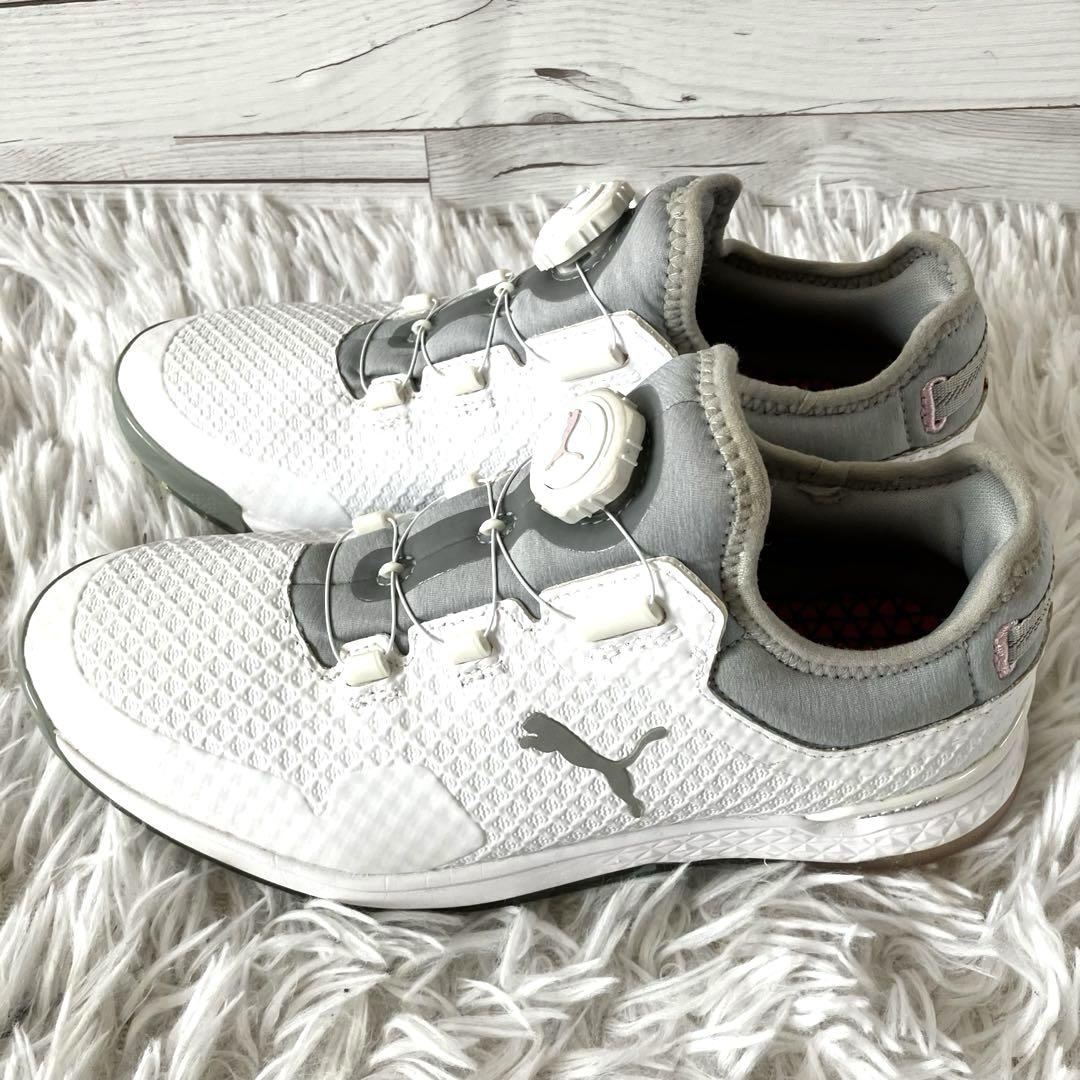 美品 プーマ PUMA ゴルフシューズ プロアダクト ダイヤル式 18