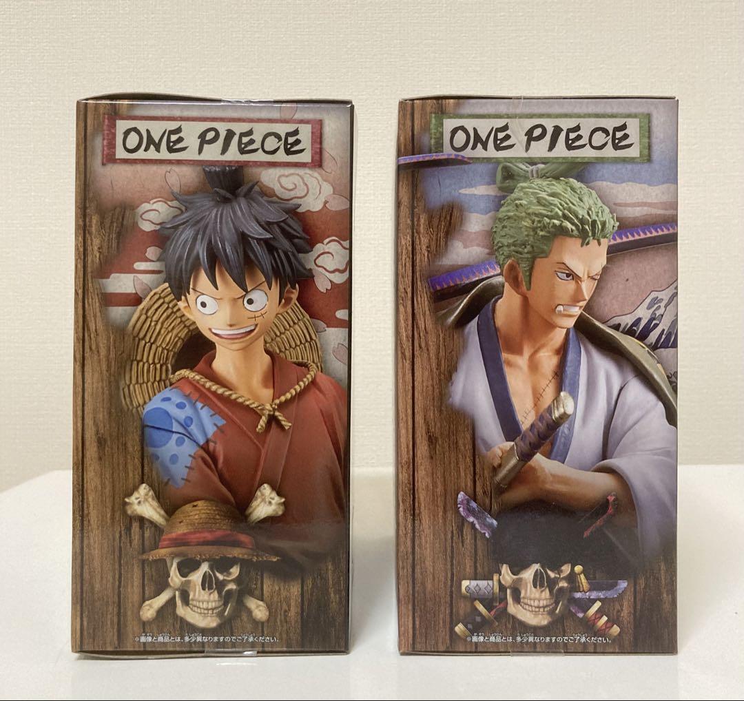 【匿名配送】未開封　プライズ　ワンピース　ルフィ太郎　ゾロ十郎　お菊　フィギュア 未開封】ワンピースフィギュア ルフィ ゾロ (ルフィ太郎 ゾロ