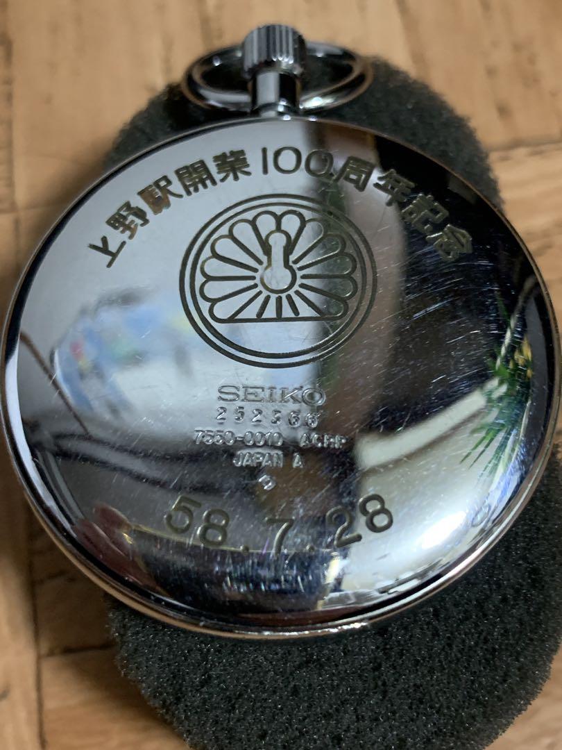 国鉄懐中時計昭和58年 QUARTZ