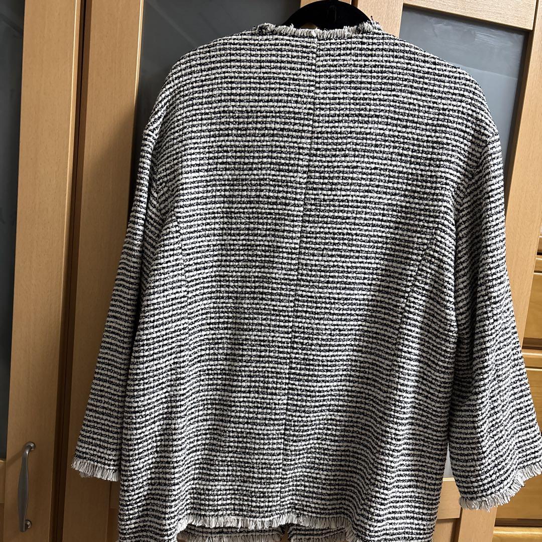 新品タグ付　レサージュ　GIOLICA ツイードBIGジャケット