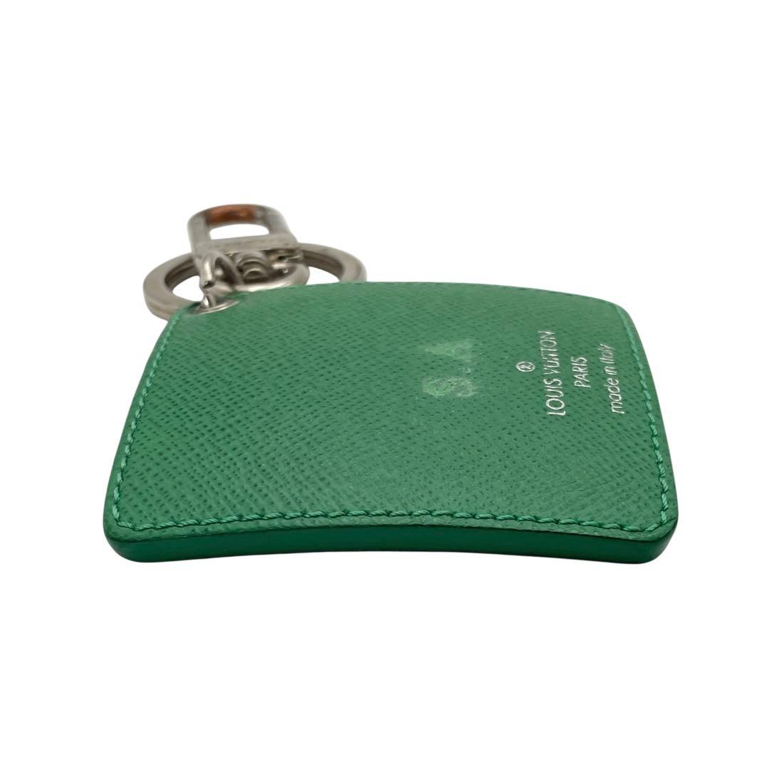 希少 ルイヴィトン イリュストレ VVV キーホルダー キーリング グリーン