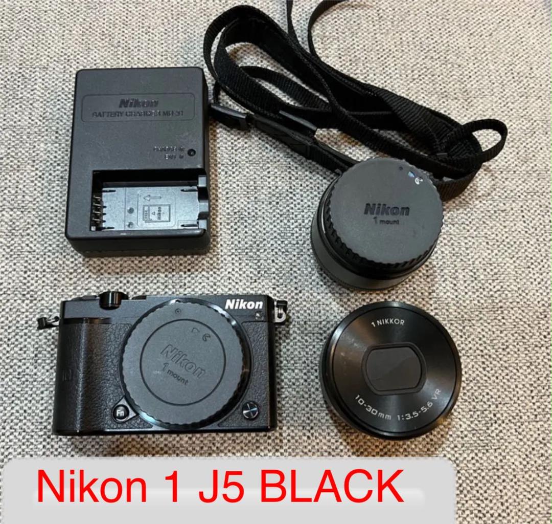 Nikon NIKON 1 J5 BLACK 一眼レフカメラ　ニコン