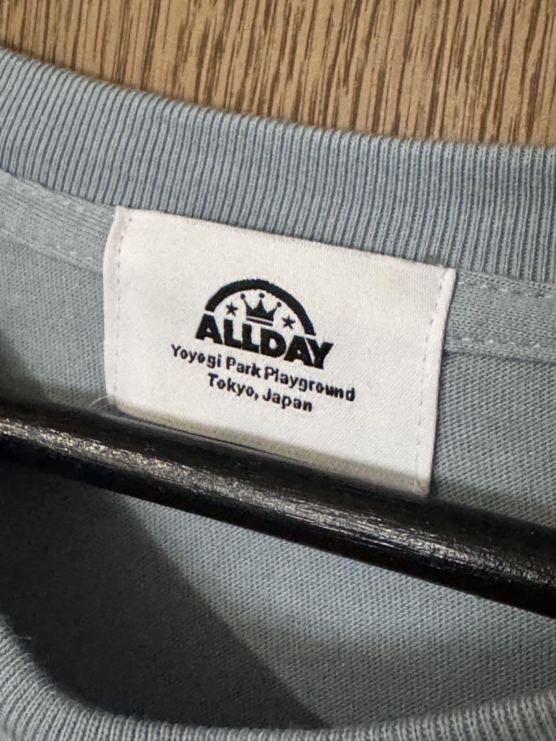 バスケ ALLDAY プリントTシャツ ライトブルー　サイズXL‼︎送料無料‼︎