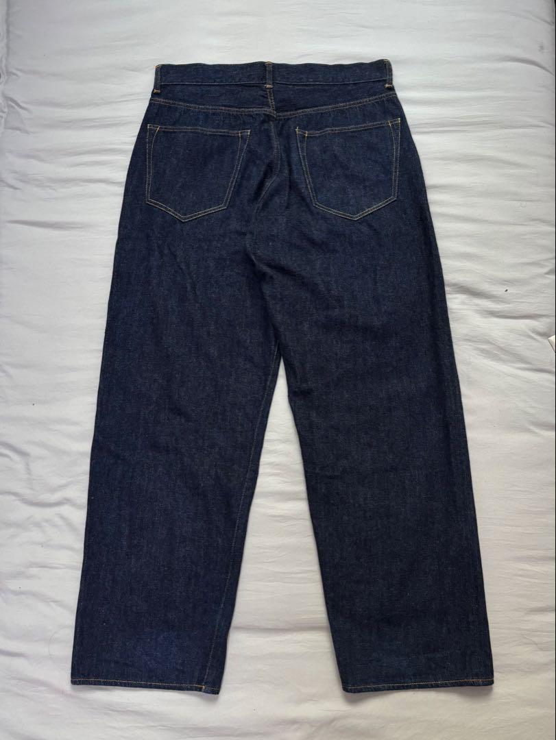 23SS COMOLI コモリ デニム5Pパンツ ネイビー