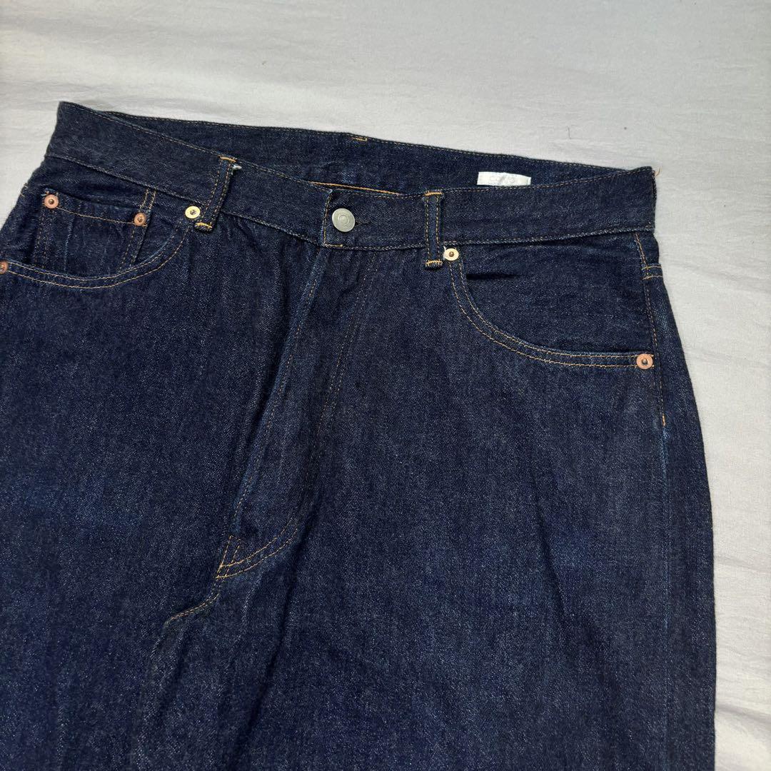 23SS COMOLI コモリ デニム5Pパンツ ネイビー