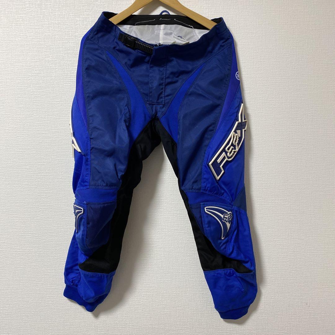 Fox Racing YAMAHAバイクパンツ 青
