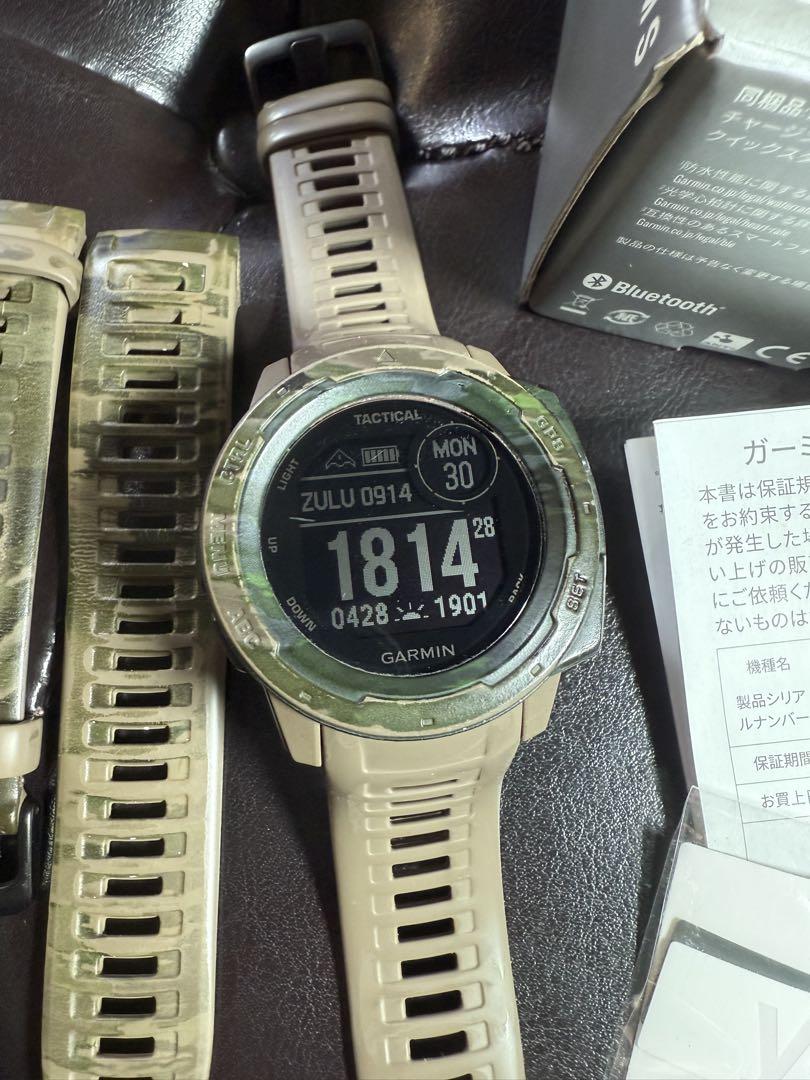 【美品】ガーミン GARMIN INSTINCT BEAMS 限定カモフラージュ