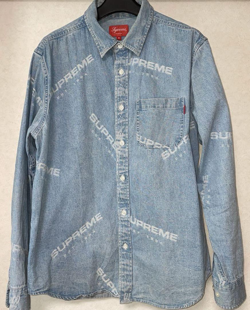 Supreme デニムシャツ Mサイズ