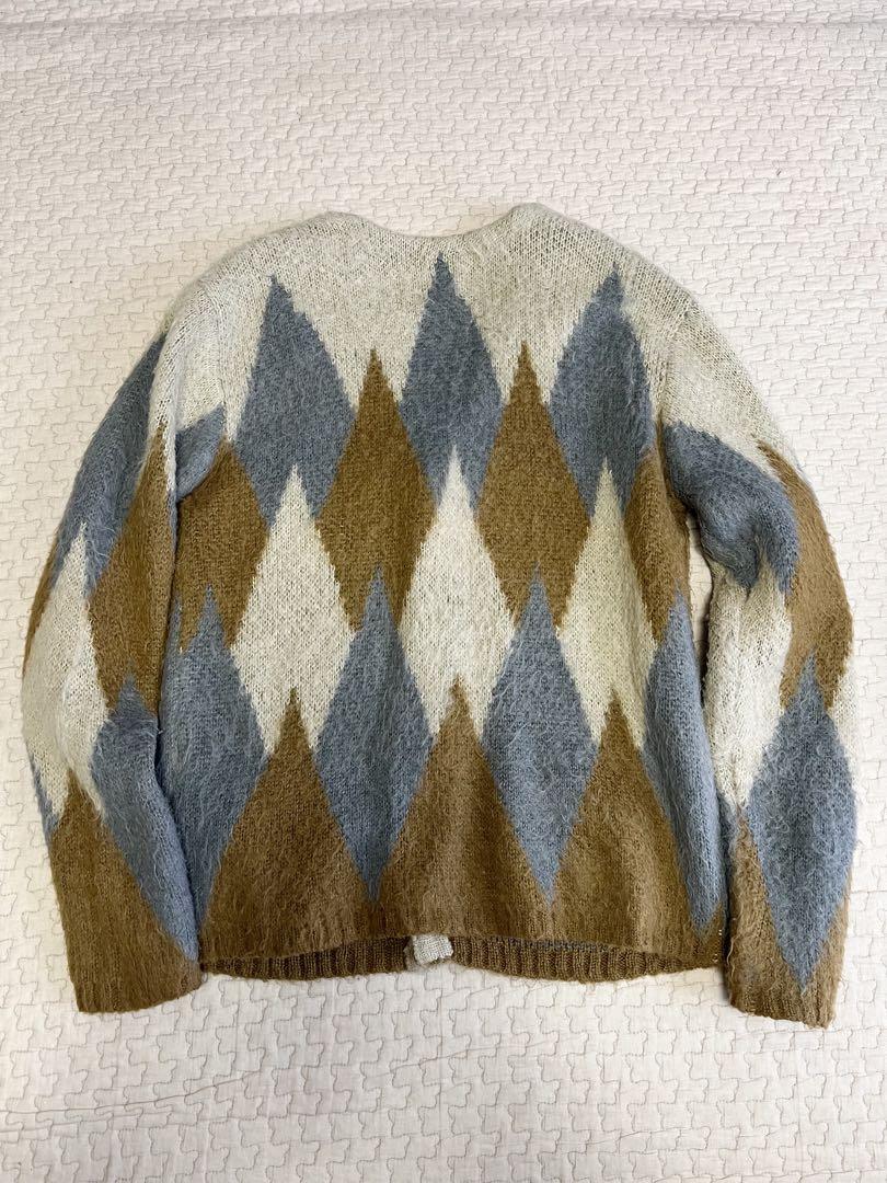 【メーカー直送】 CAL O レミレリーフ M カーディガン ダイヤモンド LINE トップス