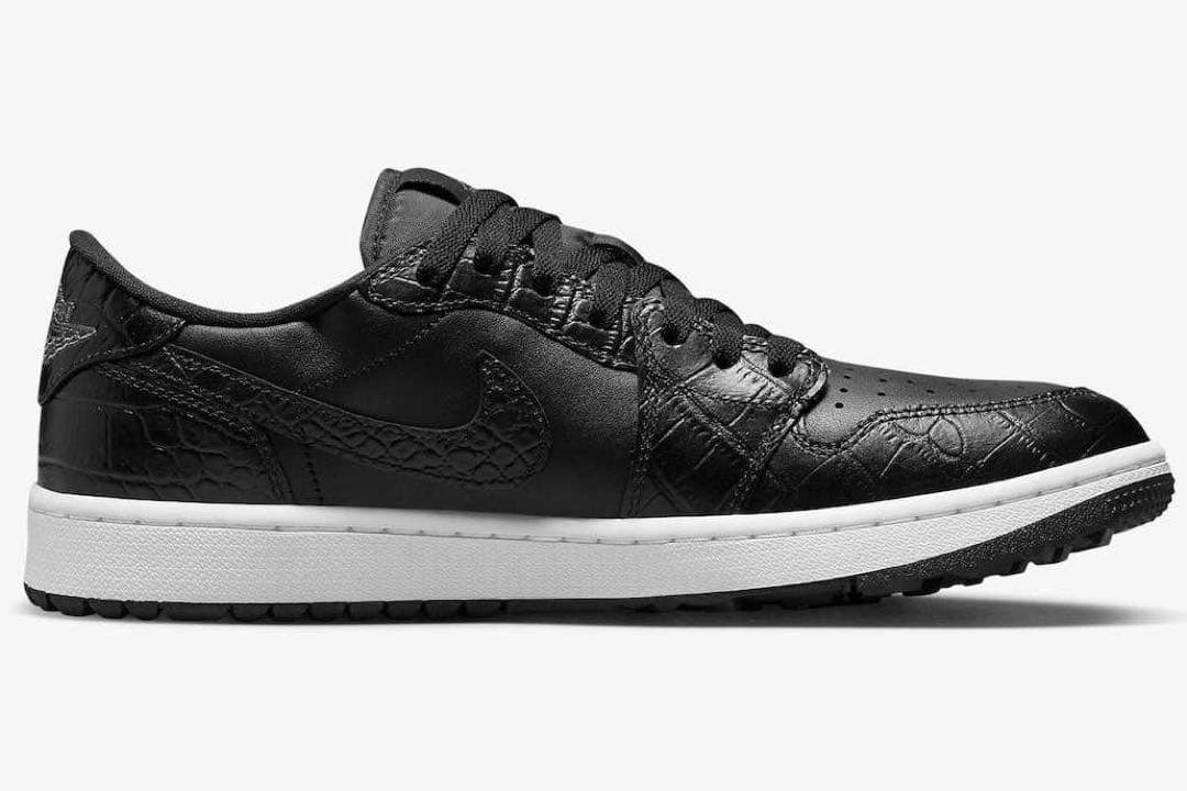 激安通販 ナイキ エアジョーダン1 ロー ゴルフ クロコダイルスキン