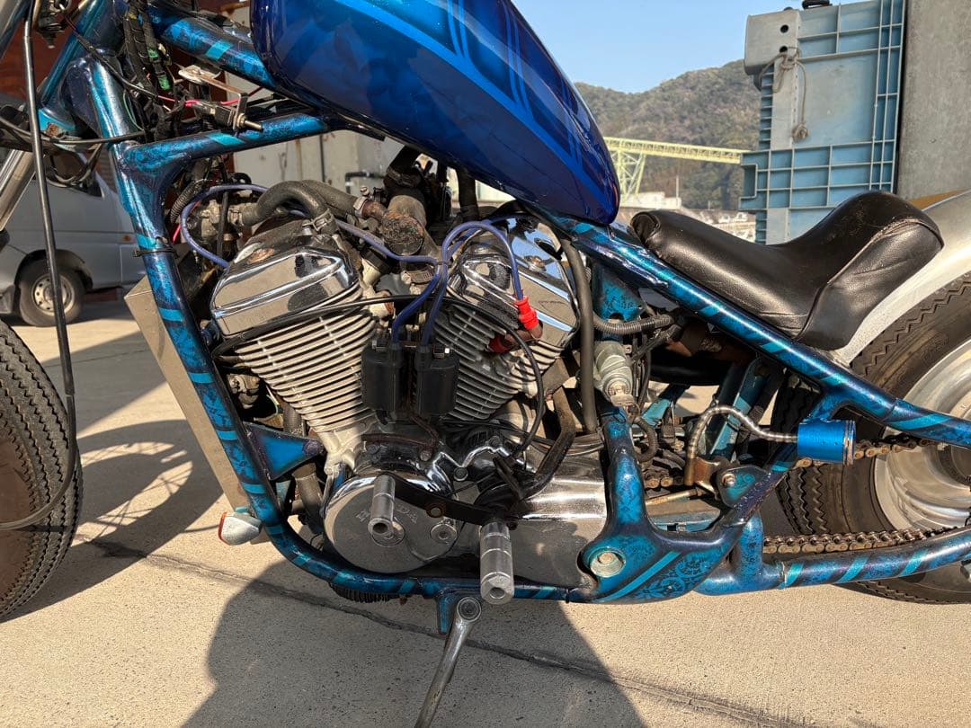 スティード400　チョッパー　バイク　s&s Eキャブ