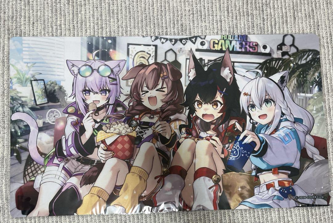 ホロライブゲーマーズ 6周年記念　ラバーマット