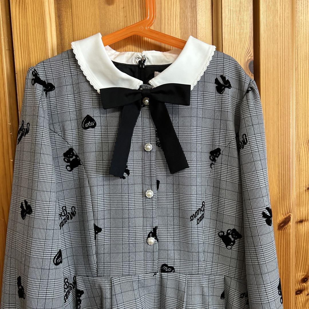 メゾピアノワンピース卒業式正装160美品
