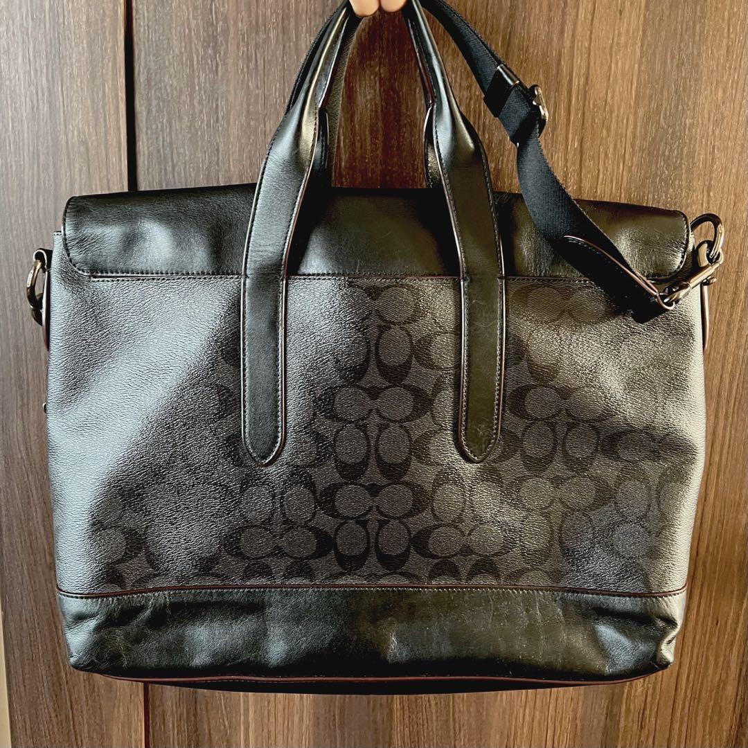 【お値下げ】COACH ビジネスバッグ　美品