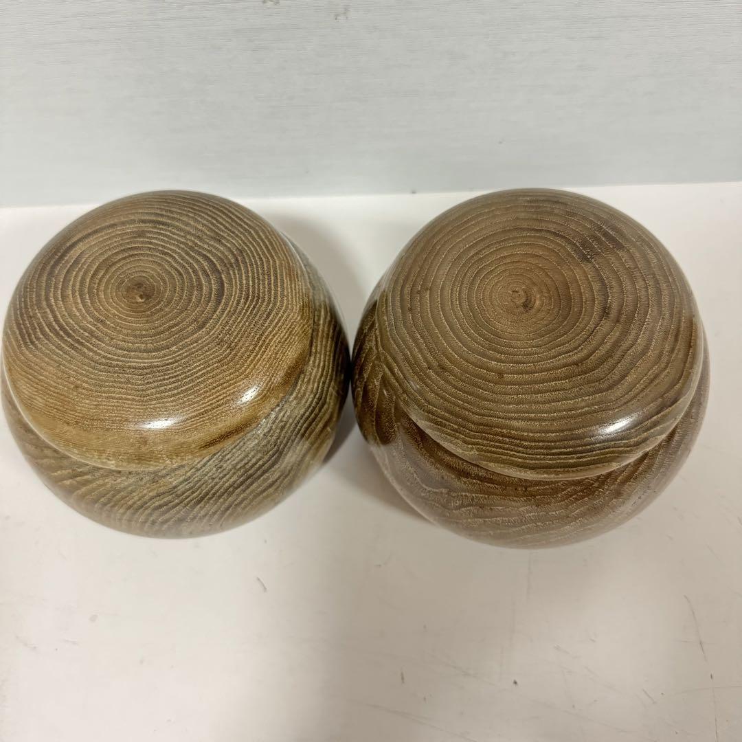 美品　蛤碁石　那智黒石　25号　碁石碁笥セット　はまぐり　高級セット　本格派