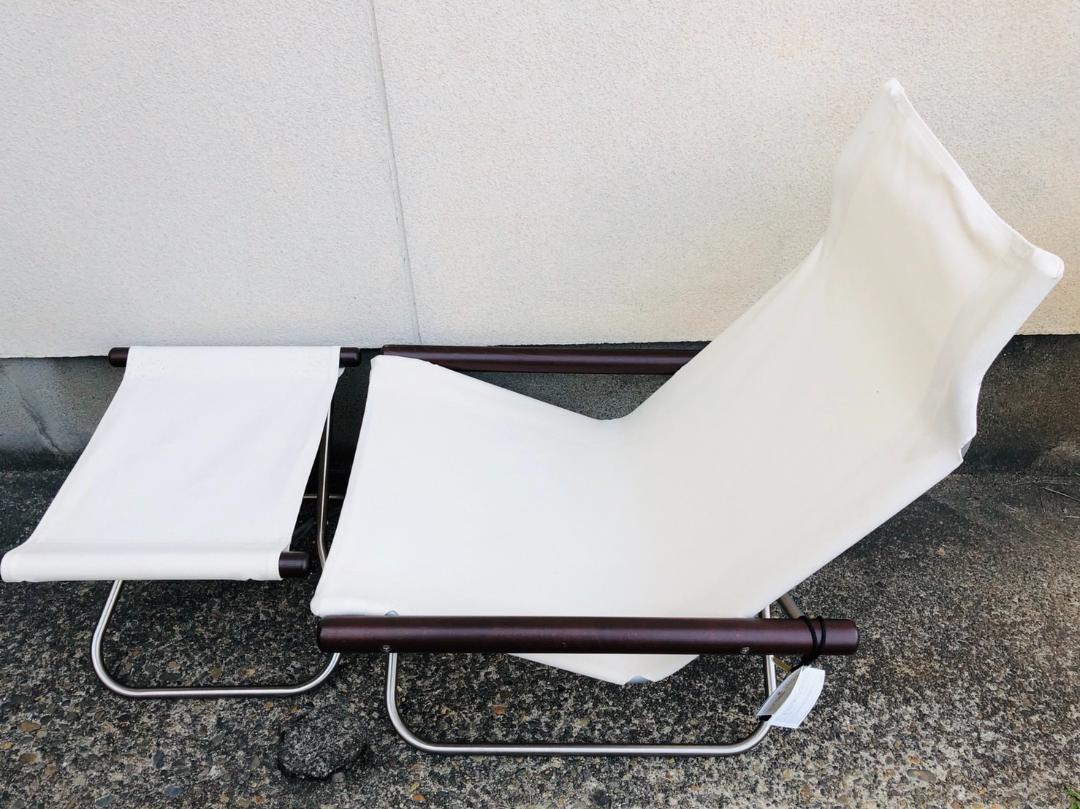 美品! Nychair X ニーチェア エックス オットマンセット ホワイト