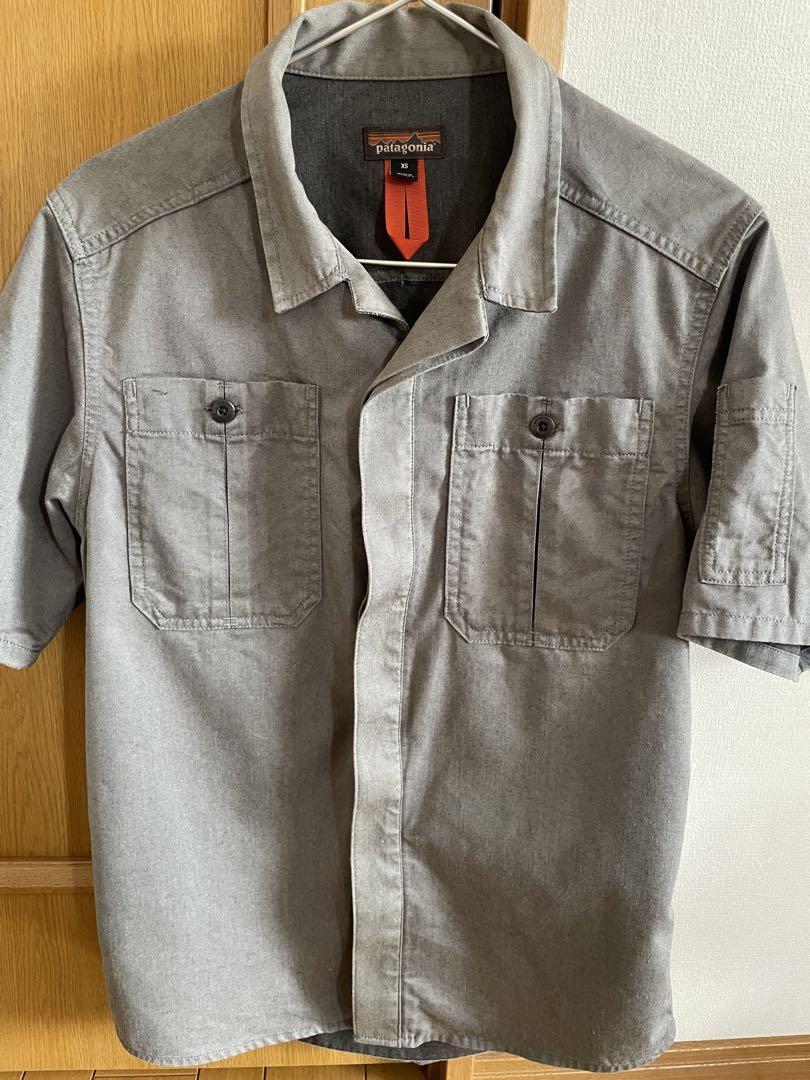 patagonia XS グレー ショートスリーブシャツ