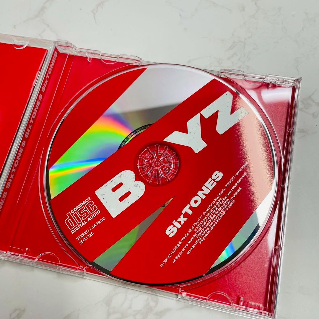 BBB 30本入り＆DVD付き(未使用＆未開封) SixTONES 『BOYZ』 3枚 開封済み WW3069 - メルカリ