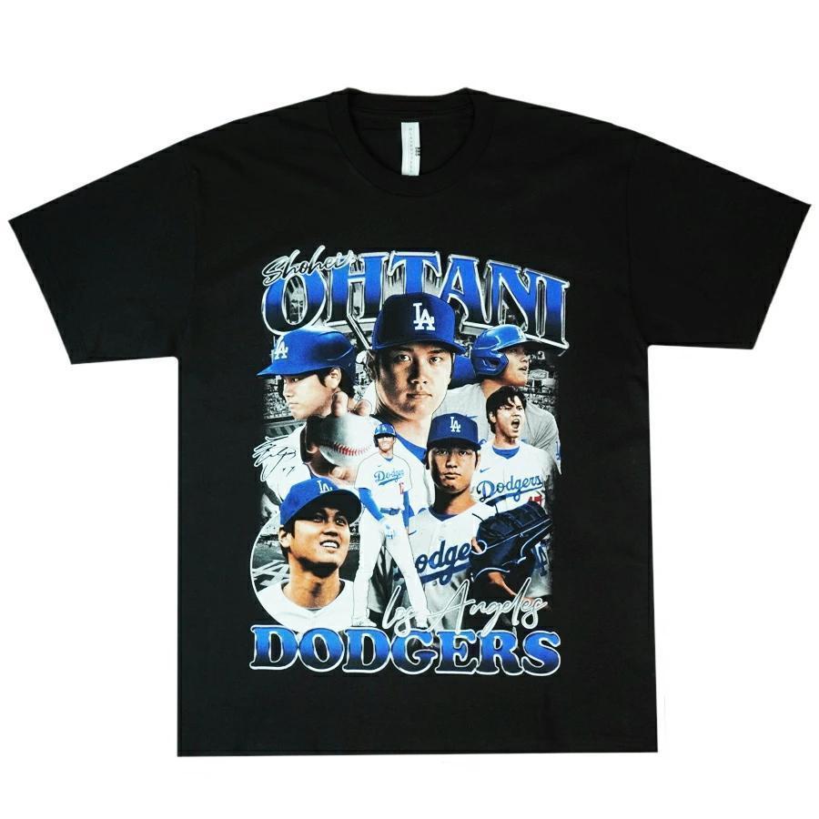 L新品Tシャツ大谷翔平ラップティーシャツドジャースDODGERS