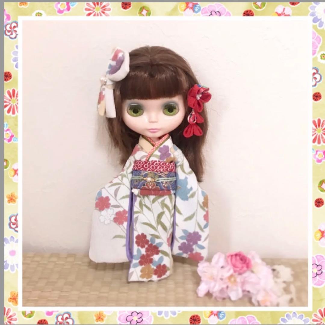 ネオ縮緬振袖　可憐