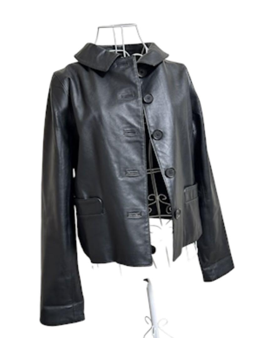 49AV. ジュンコシマダ レザージャケット 羊革 2way 40