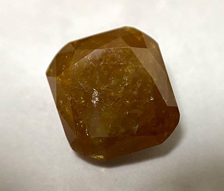 2.202ct イエローオレンジブラウンカラー　天然ダイヤモンド　ルース