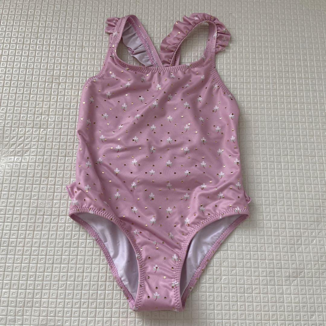ZARA ベビー 新品 フラワープリント スイムウェア 104 水着 花柄