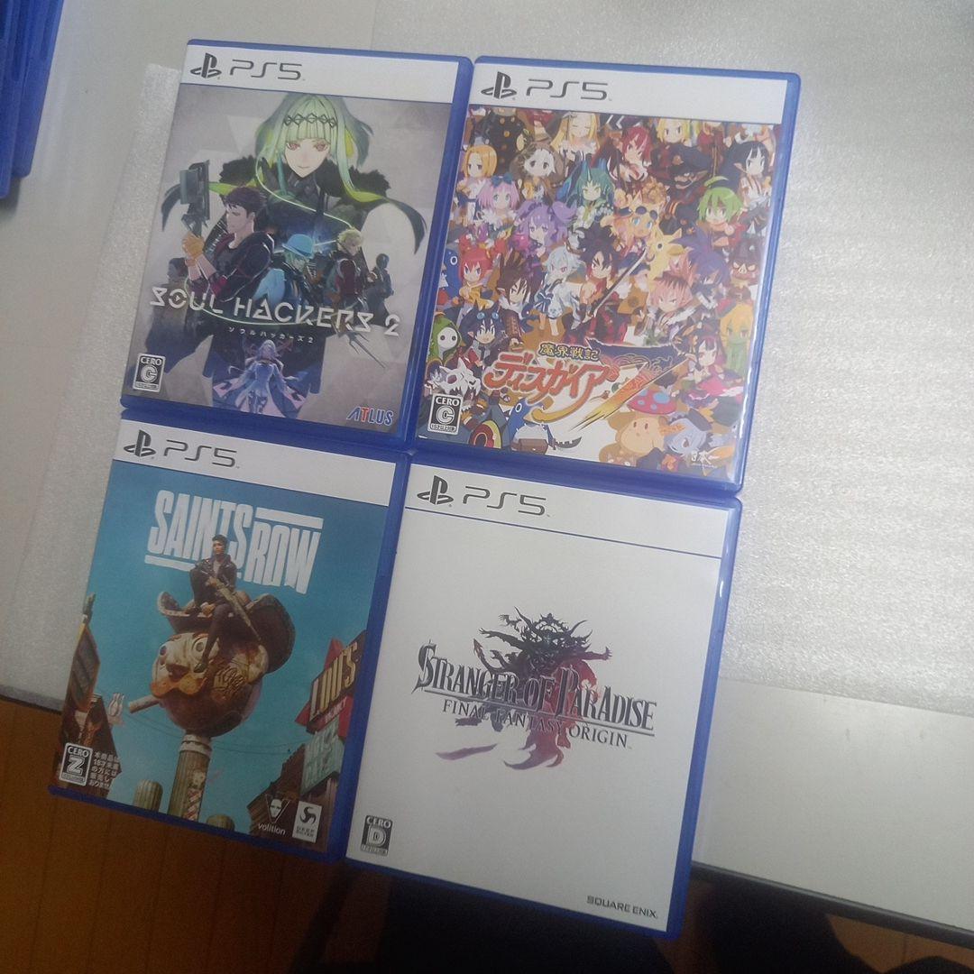 PS5 ソフト4本セット 5,610円