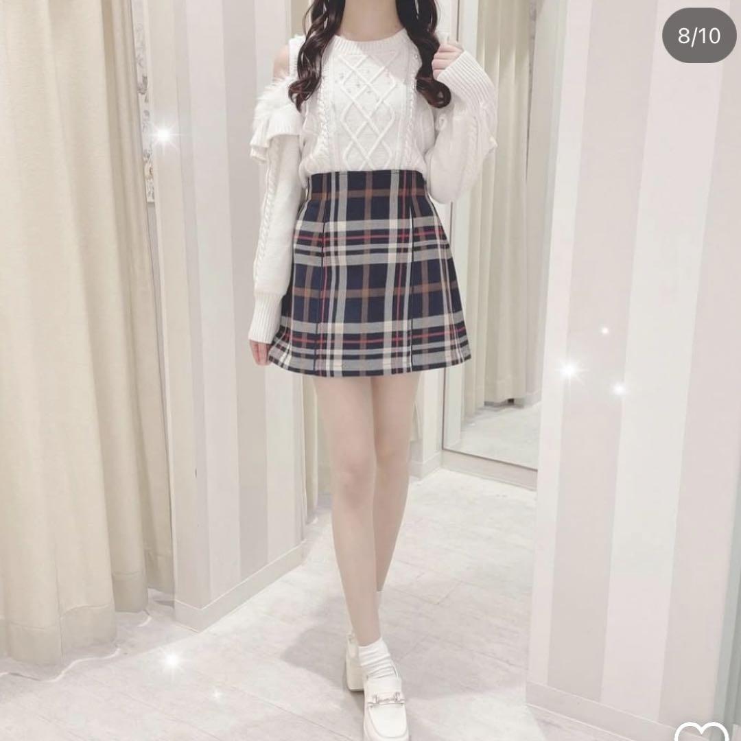 evelyn ショルダーカットニット