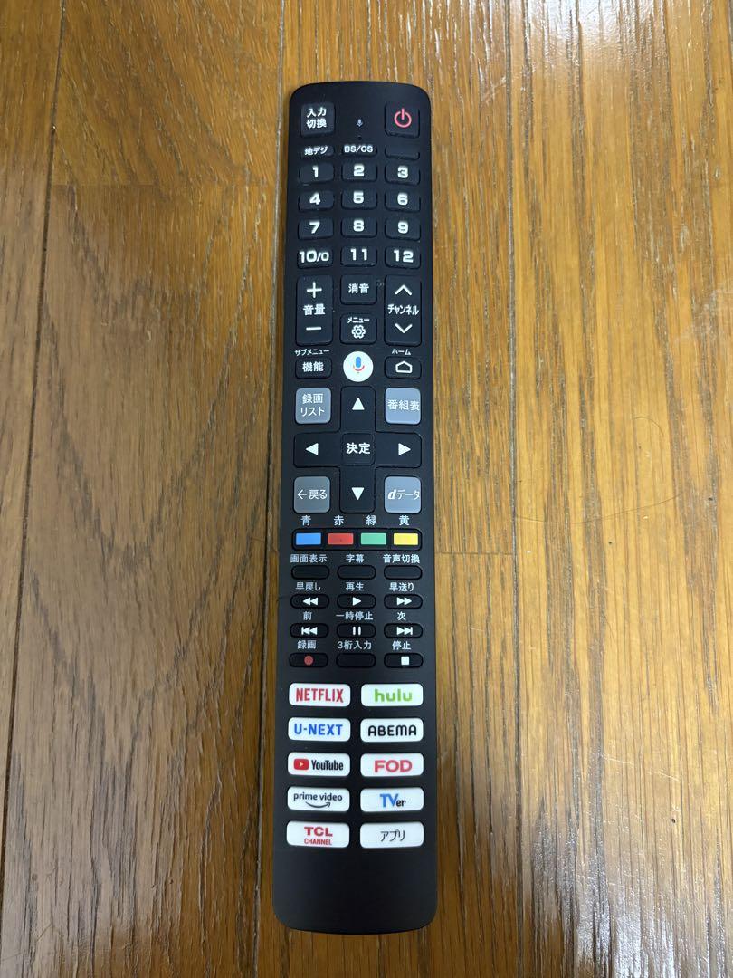 TCL 40V型 テレビ 2023年製