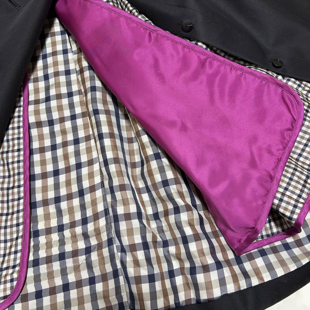 美品✨Aquascutum トレンチコート ライナー付  クラブチェック
