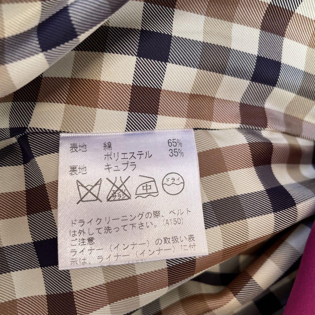 美品✨Aquascutum トレンチコート ライナー付  クラブチェック