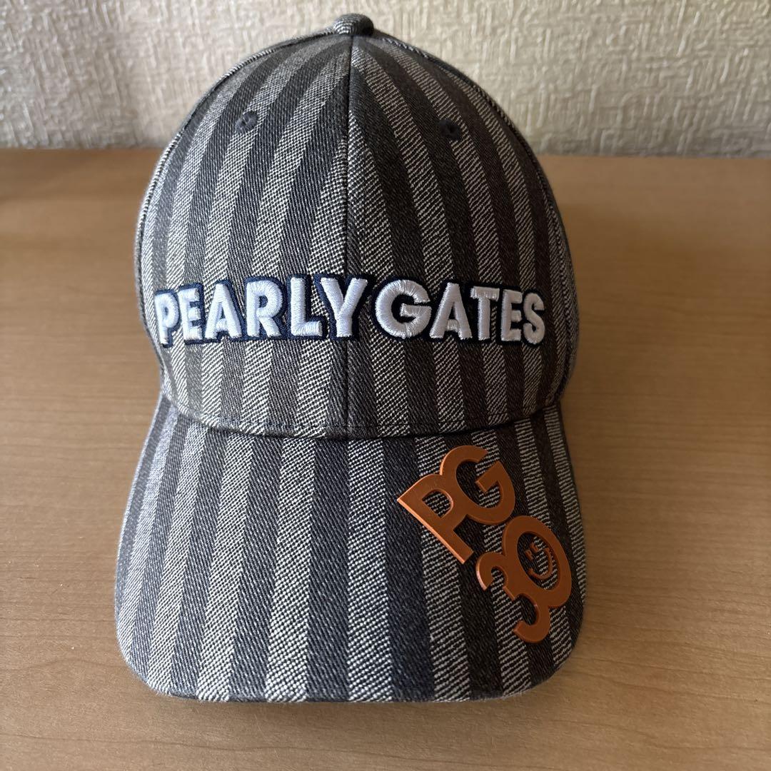 PEARLY GATES ストライプキャップ PG30