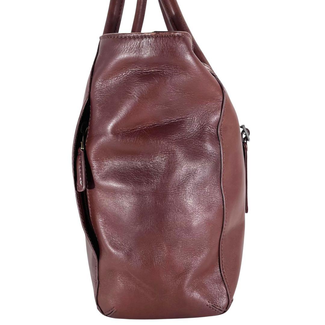 美品/大容量✨マザーハウス アンティークキャリア トートバッグ A4◎ ブラウン Antique Career Tote／アンティーク キャリア トート – マザー
