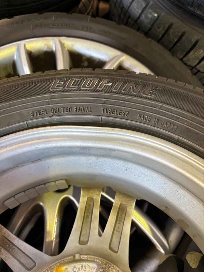 専用67 ECOFINE 155/65R13 2022年製 9.5分目