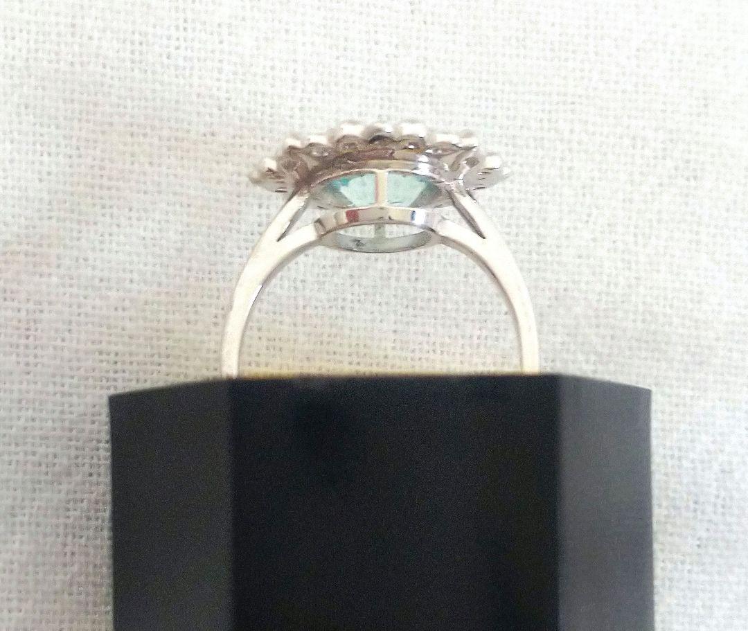 R.made R.nouveau 透縁 アクアマリン ring SV925 7号 - メルカリ