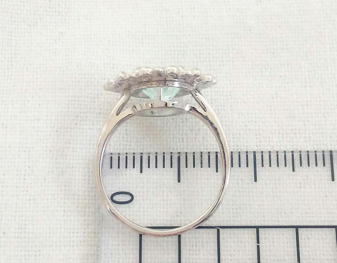 ブランド品 通販サイト SV925 ring アクアマリン 透縁 R.nouveau R.made 7号 メルカリ - アクセサリー