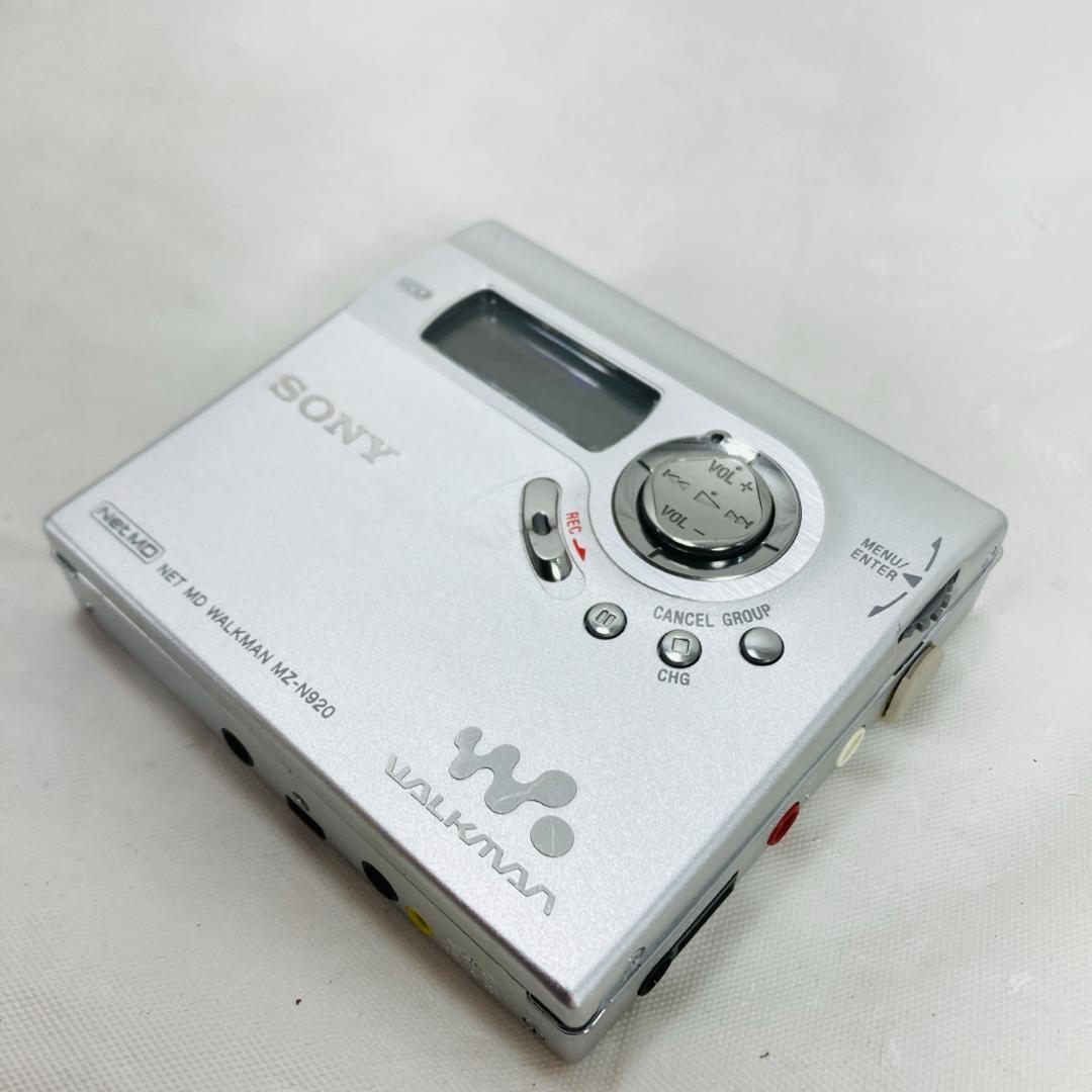 SONY MDプレーヤー WALKMAN MZ-N920 ソニー 動作品
