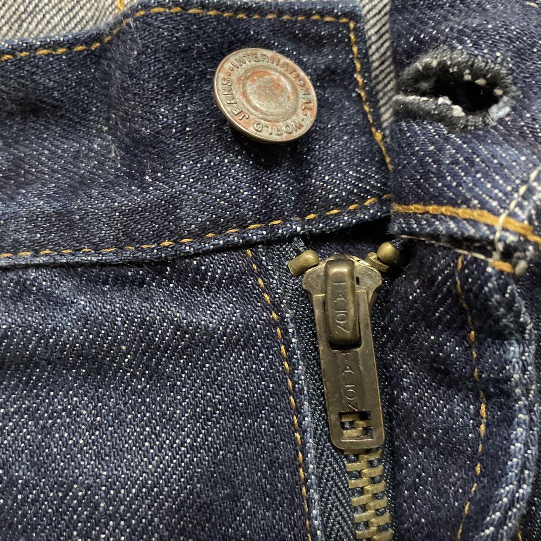 100%正規品 シンチバック 赤耳 STANDARD ARK デニムパンツ パンツ 濃紺 M パンツ