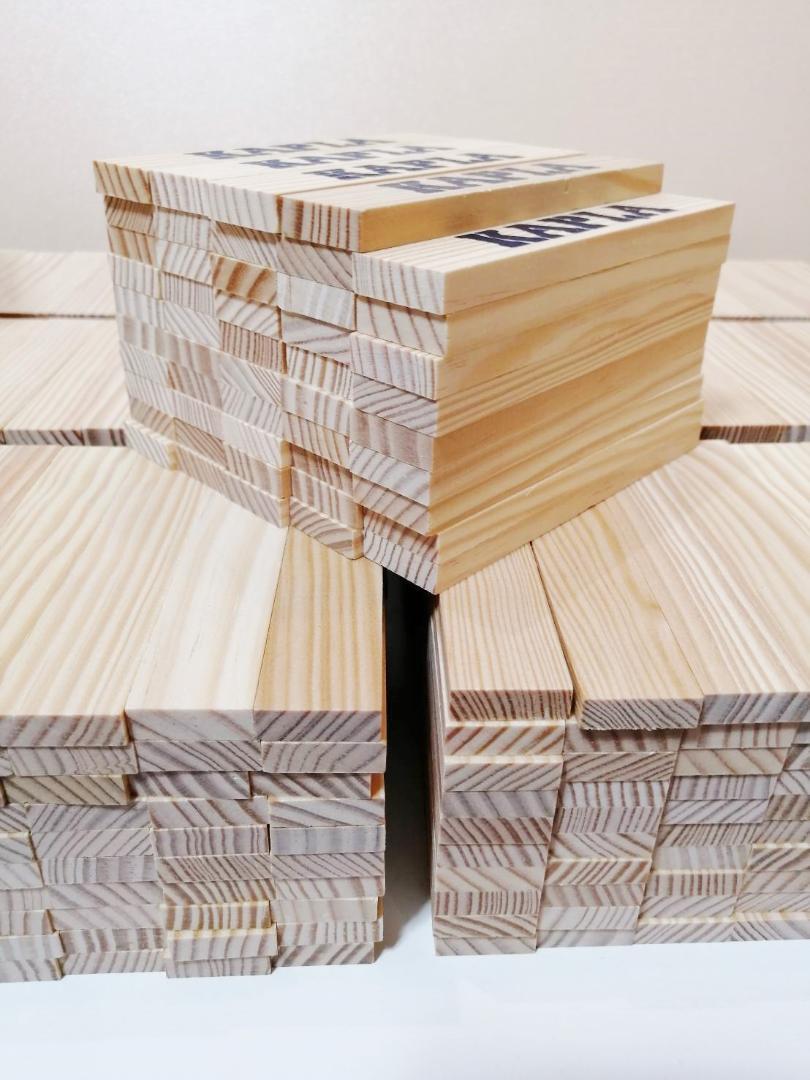 【即発送可能】 専用木箱入り 魔法の板 KAPLA1000 カプラ 防腐剤不使用 998本 美品 知育玩具