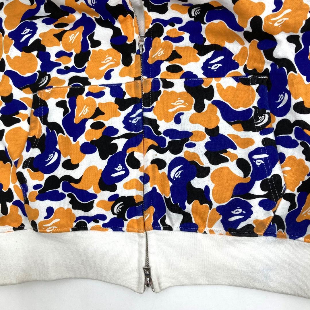 A BATHING APE　シャークパーカー　総柄　前橋限定　Lサイズ